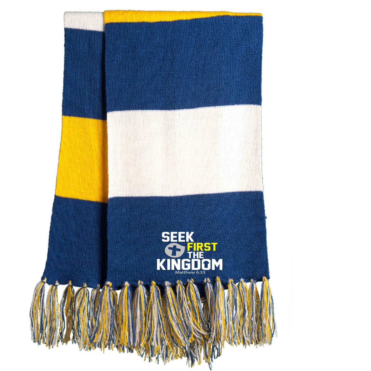 Seek First The Kingdom Christian Scarf