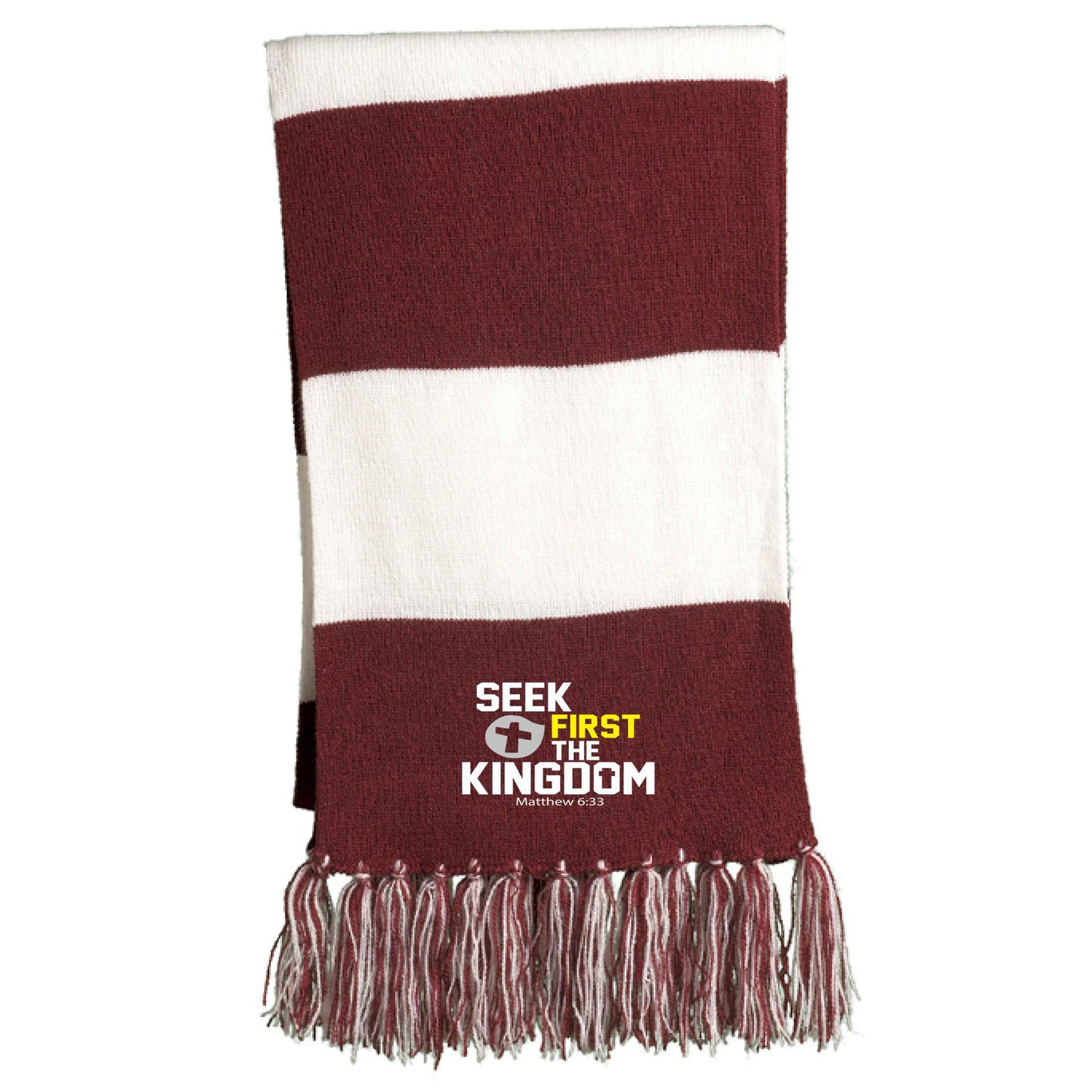 Seek First The Kingdom Christian Scarf - ClaimedbyGodDesigns