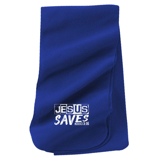 He Saves Christian Scarf - ClaimedbyGodDesigns