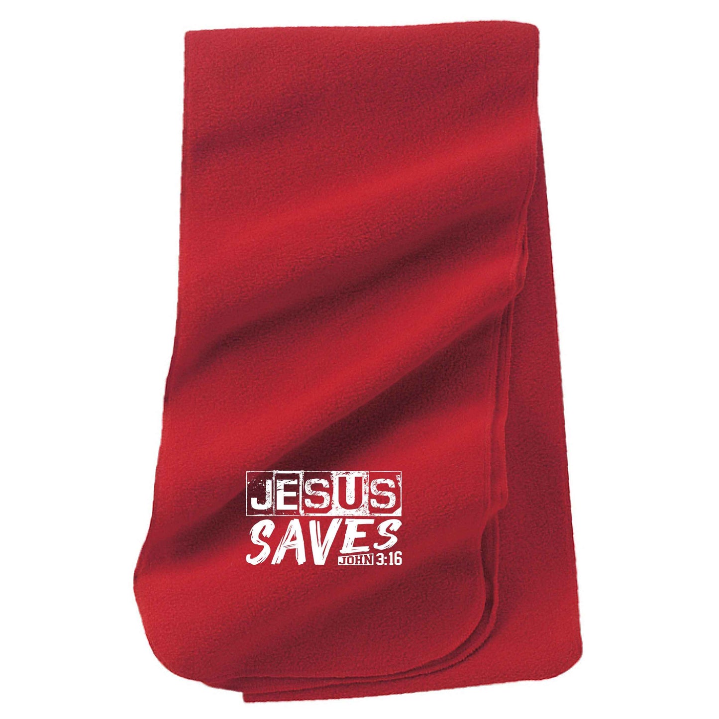 He Saves Christian Scarf - ClaimedbyGodDesigns