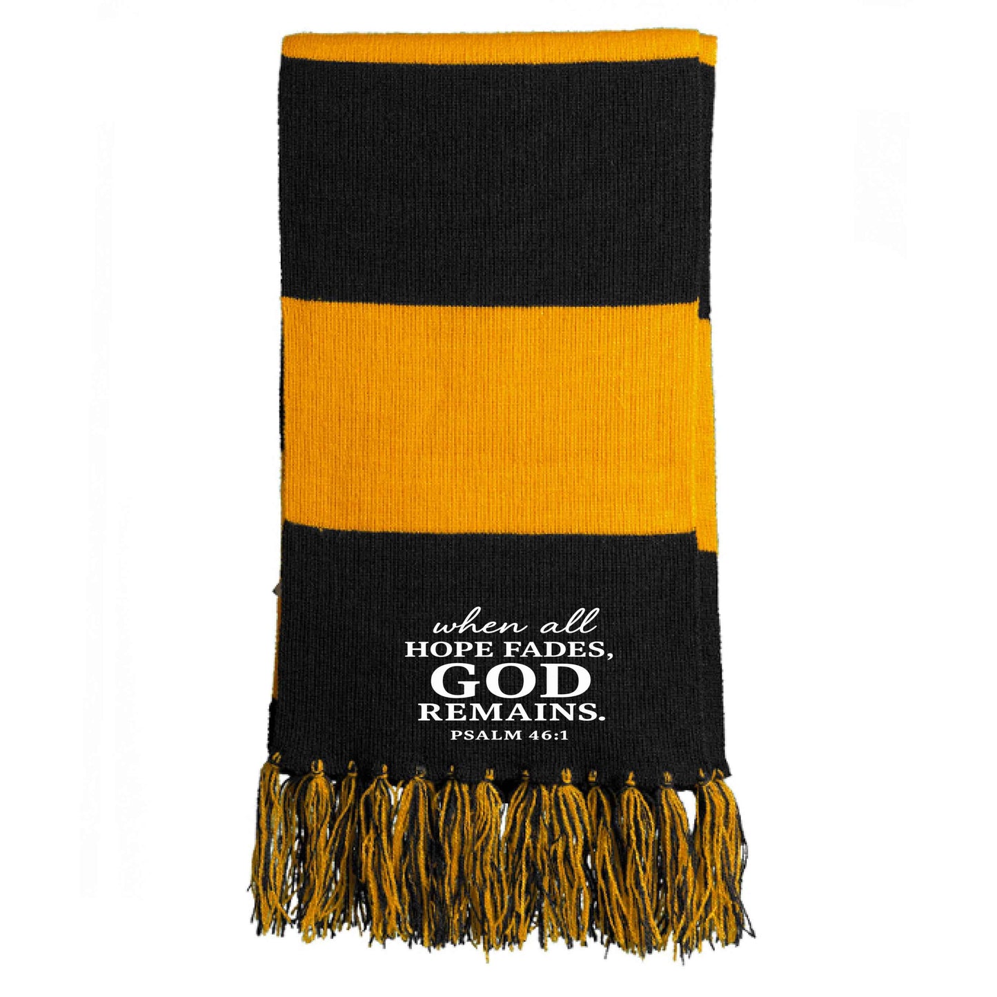 When All Hope Fails He Remains Christian Scarf - ClaimedbyGodDesigns