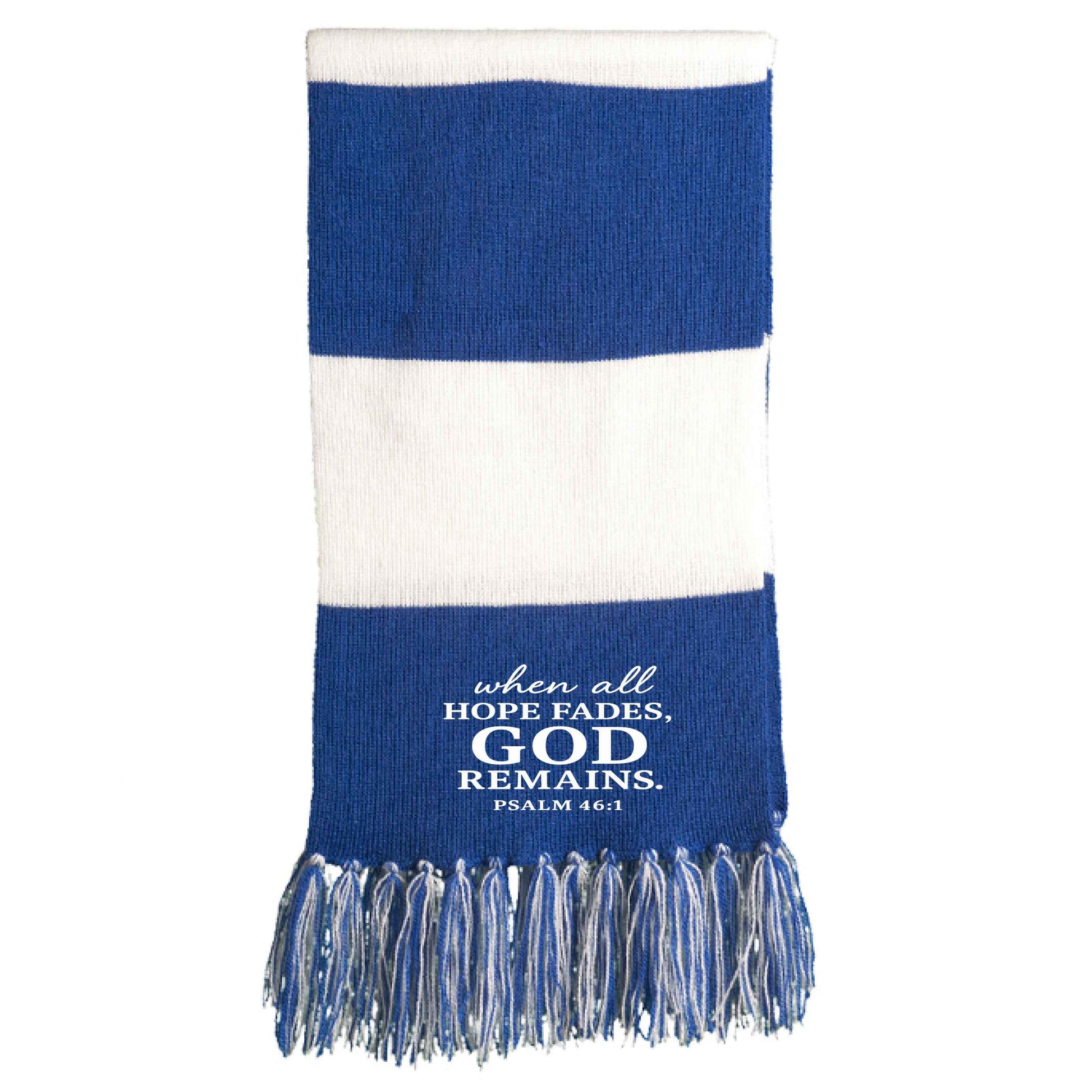 When All Hope Fails He Remains Christian Scarf - ClaimedbyGodDesigns