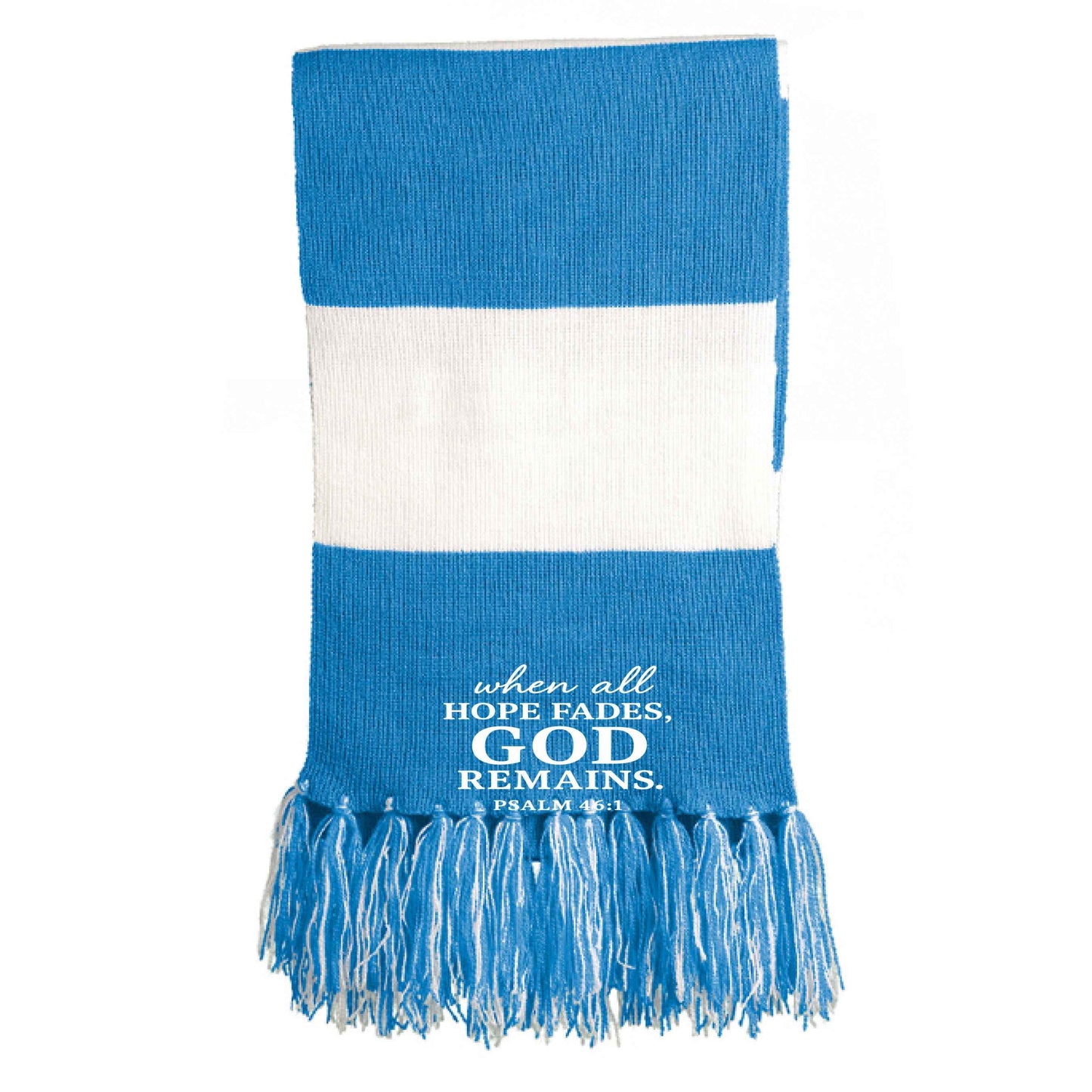 When All Hope Fails He Remains Christian Scarf - ClaimedbyGodDesigns