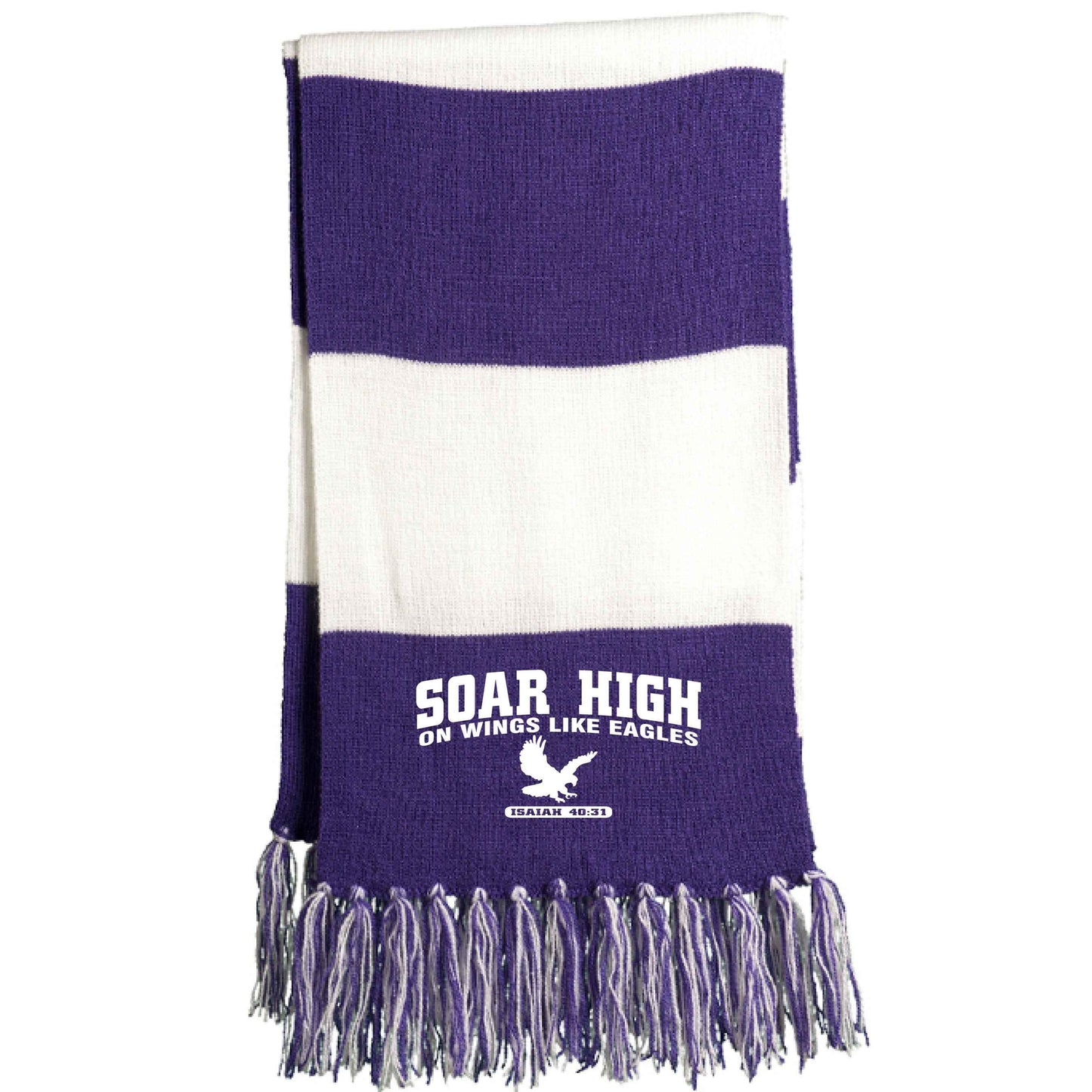 Soar High On Wings Like Eagles Christian Scarf - ClaimedbyGodDesigns