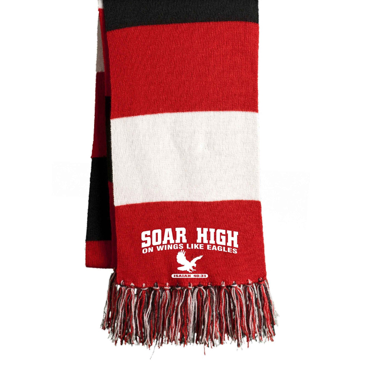 Soar High On Wings Like Eagles Christian Scarf - ClaimedbyGodDesigns