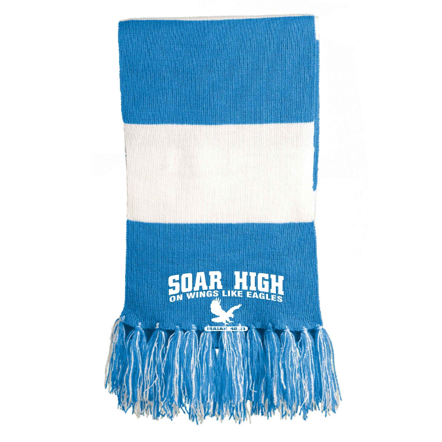 Soar High On Wings Like Eagles Christian Scarf - ClaimedbyGodDesigns