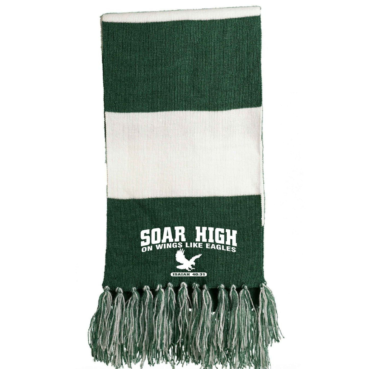 Soar High On Wings Like Eagles Christian Scarf - ClaimedbyGodDesigns