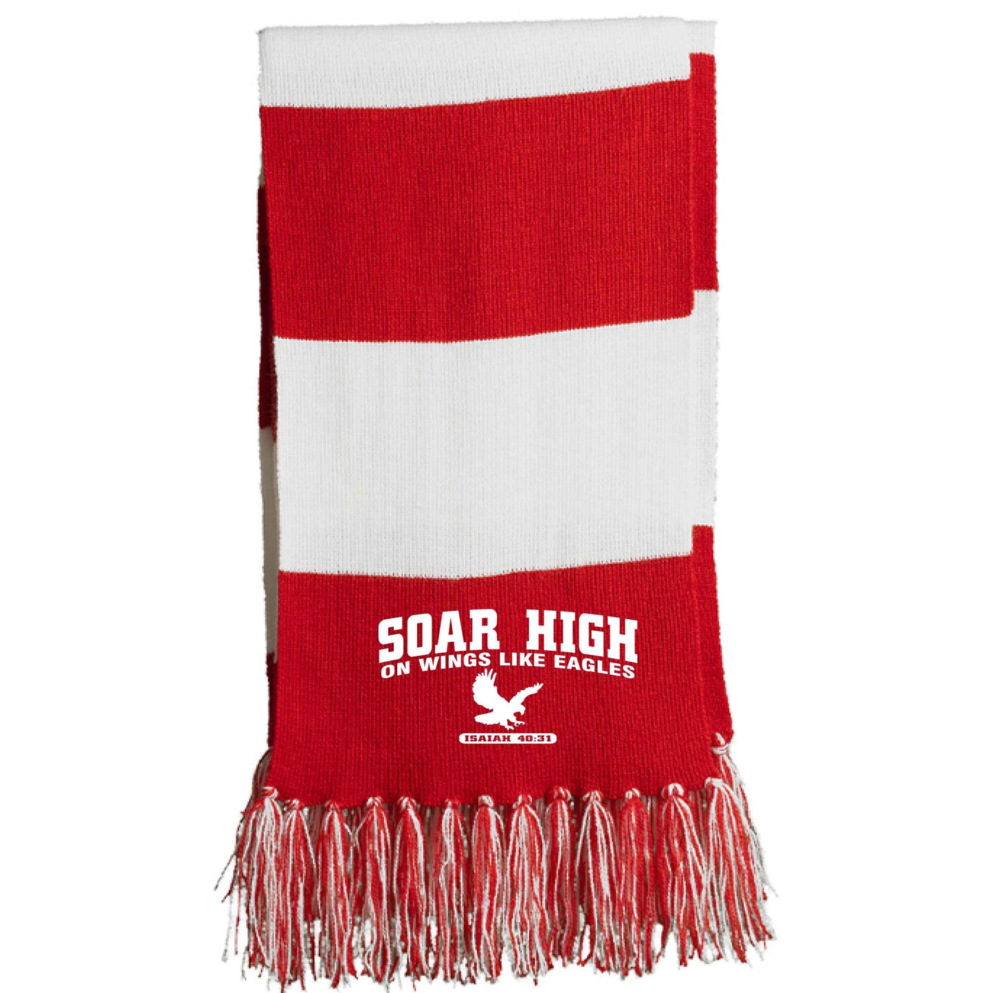 Soar High On Wings Like Eagles Christian Scarf - ClaimedbyGodDesigns