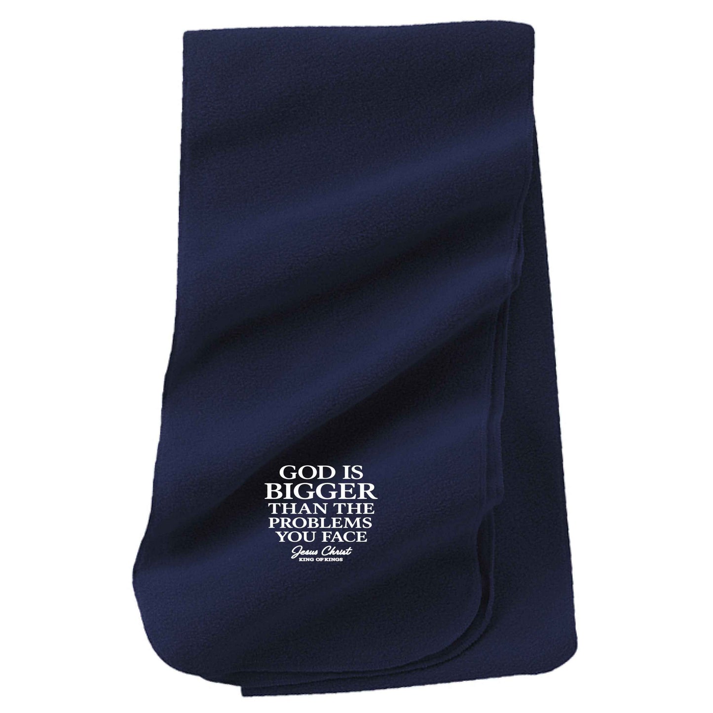 He Is Bigger Than The Problems You Face Christian Scarf - ClaimedbyGodDesigns