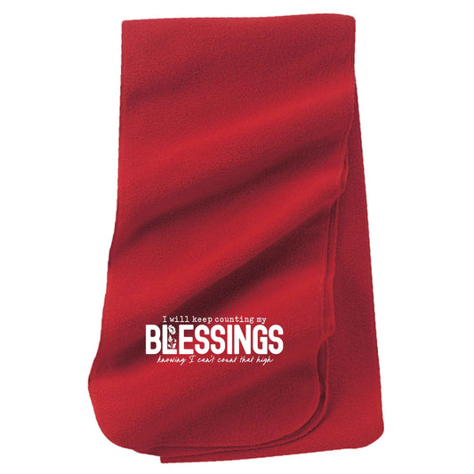 I Will Keep Counting My Blessings Christian Scarf - ClaimedbyGodDesigns