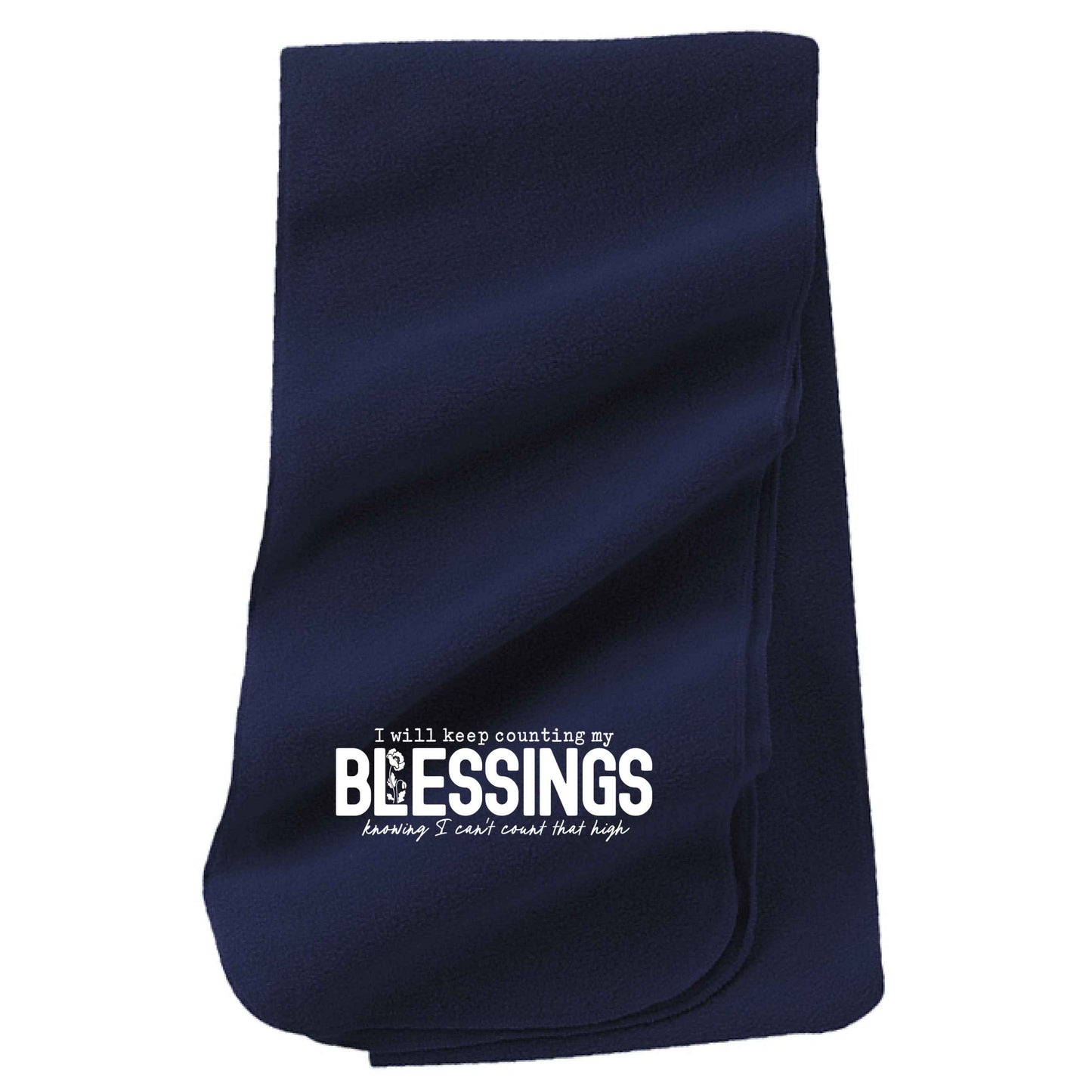 I Will Keep Counting My Blessings Christian Scarf - ClaimedbyGodDesigns