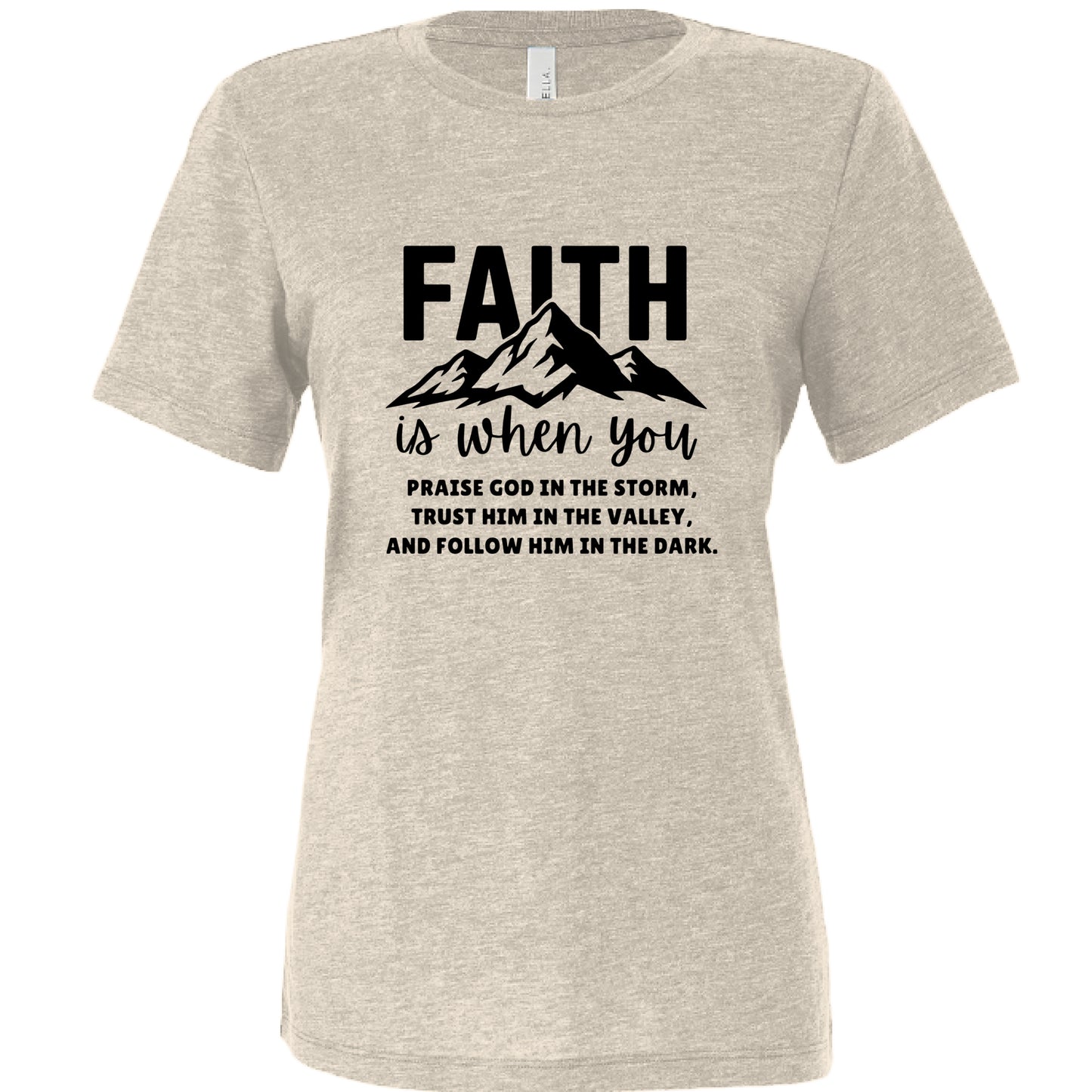 Solid Natural Triblend - FRONT