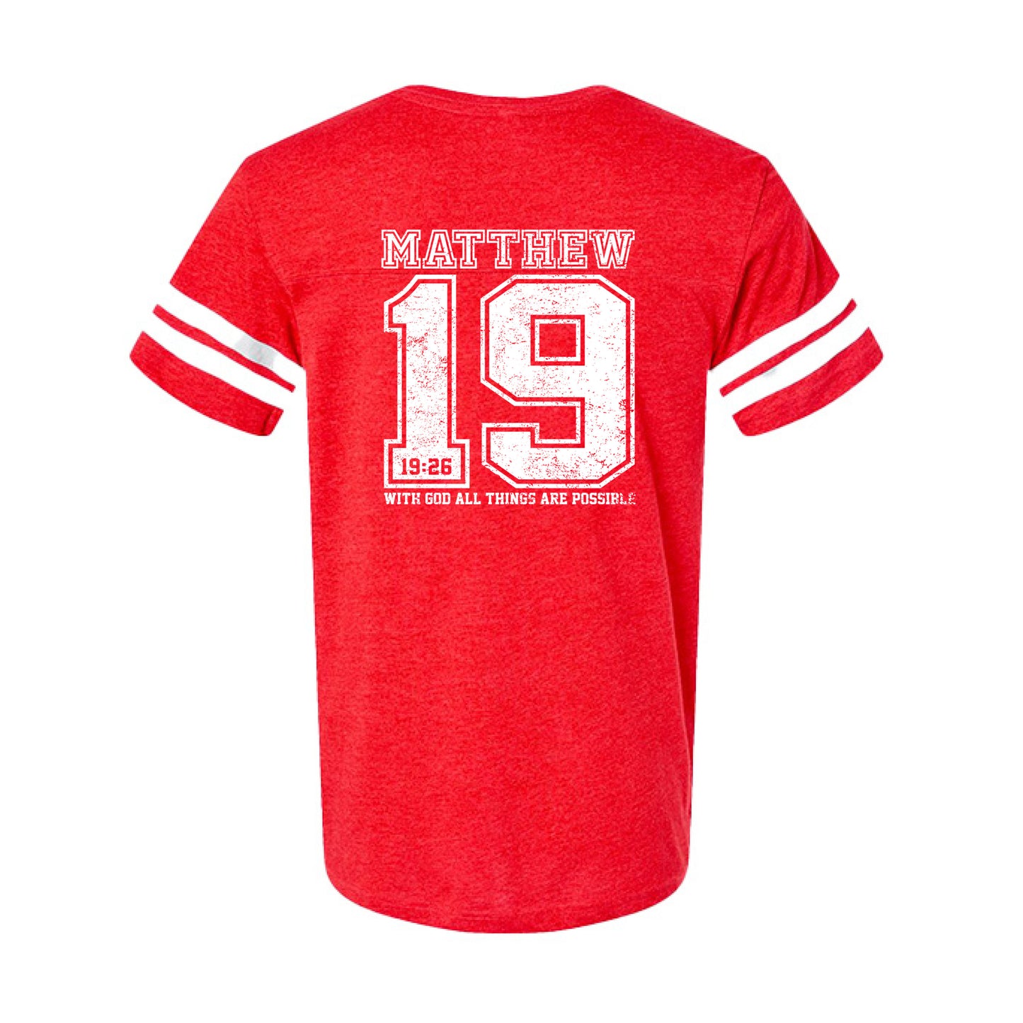 Vintage Red/ White - BACK