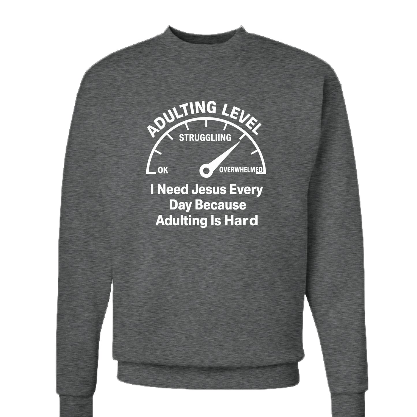 CHARCOAL HEATHER - FRONT