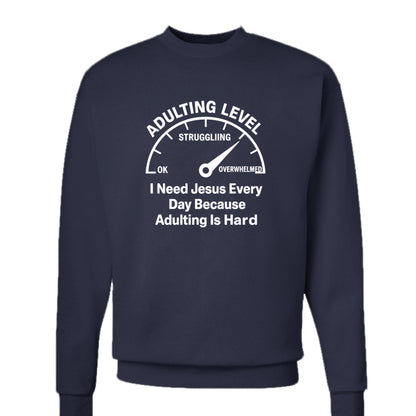 Heather Navy - FRONT