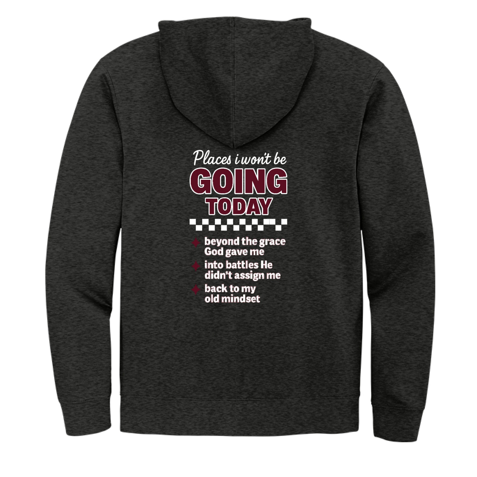 Heathered Char - BACK