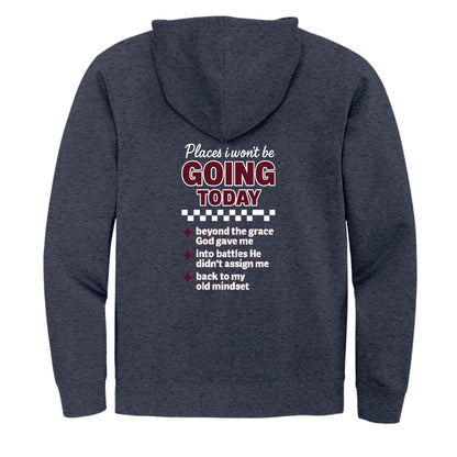 Heathered Navy - BACK