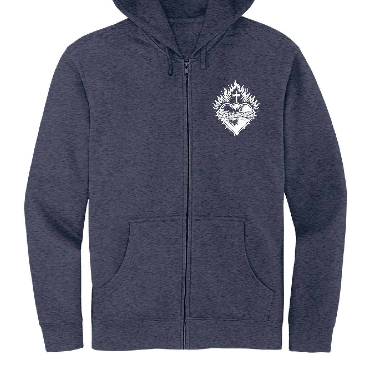 Heathered Navy - FRONT