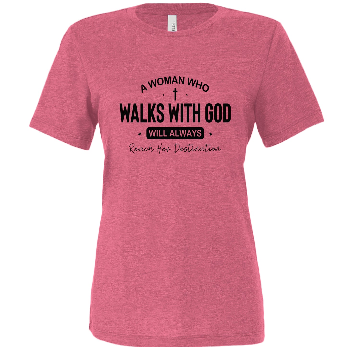 Char Pink Triblend - FRONT