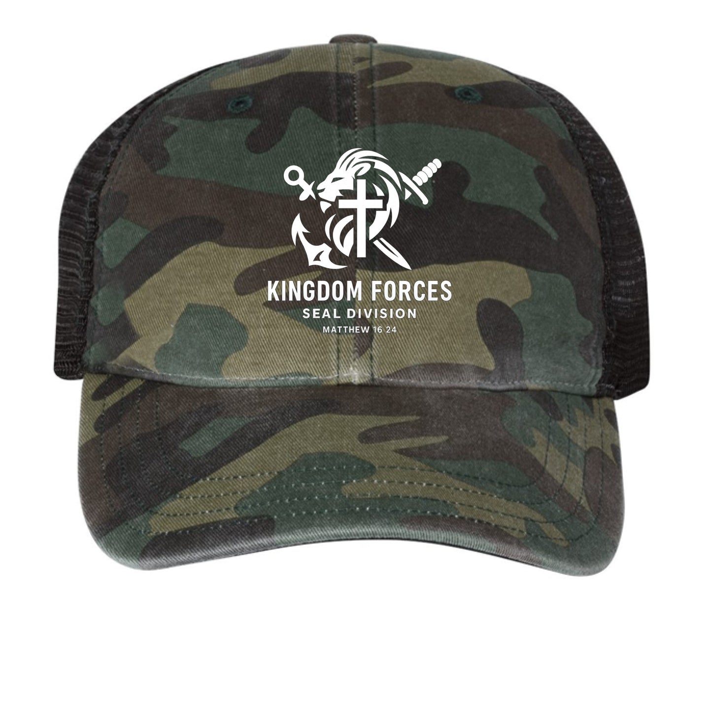Green Camo/ Black - FRONT