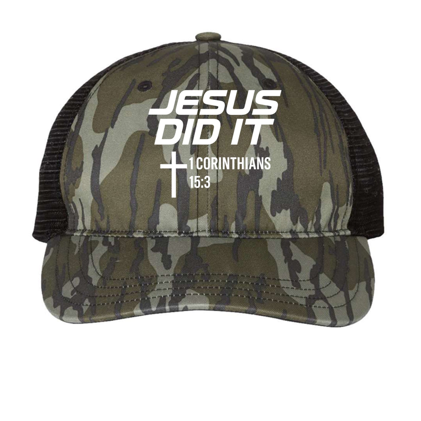 Mossy Oak Bottomland/ Black - FRONT