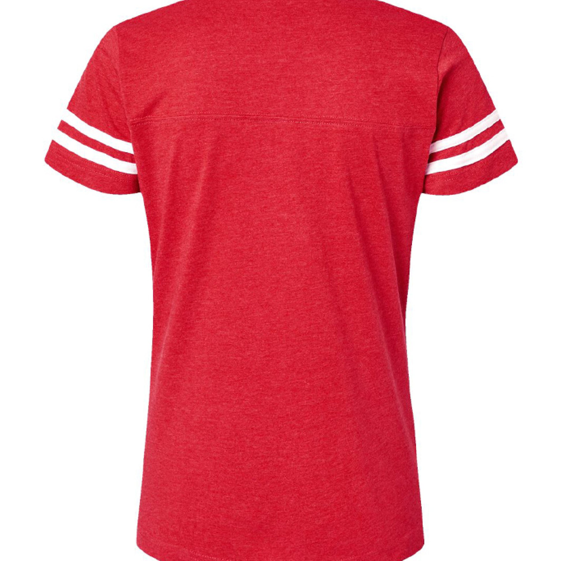 VN RED/ BLD WHT - BACK