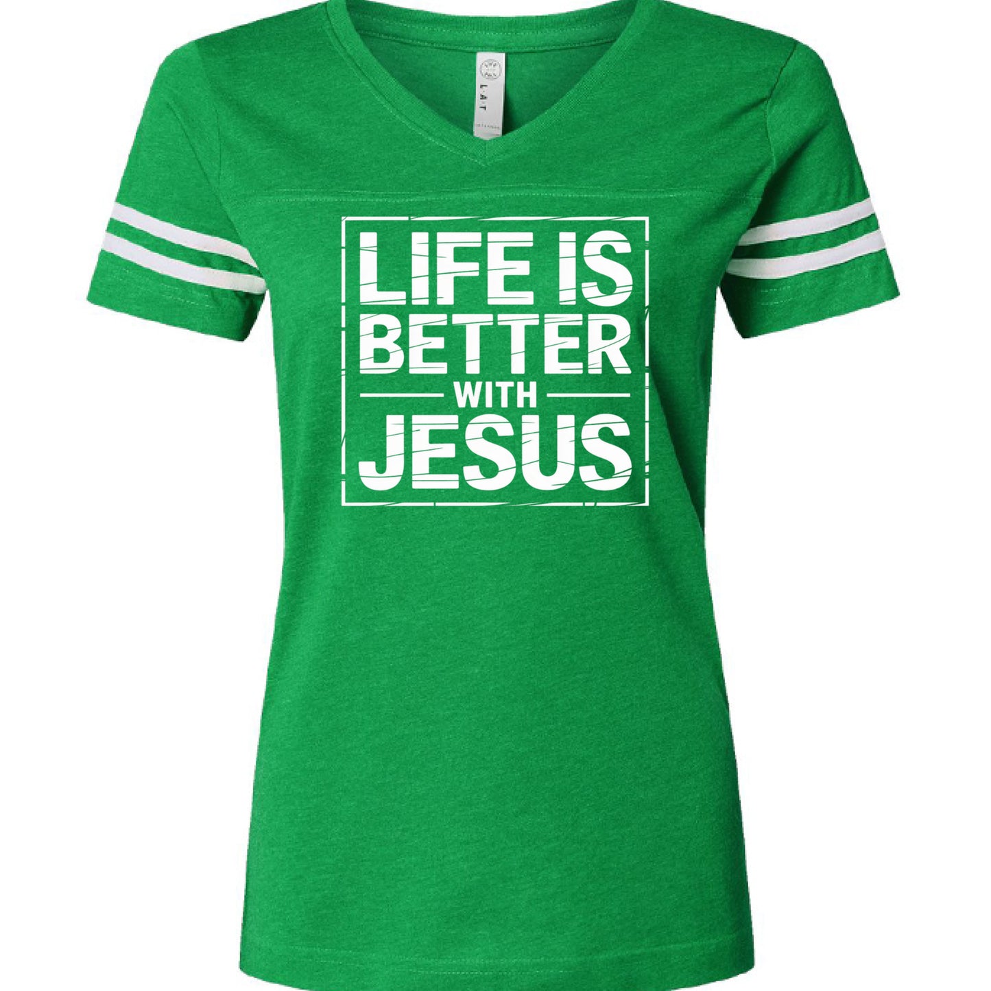 VN GREEN/ BD WHT - FRONT