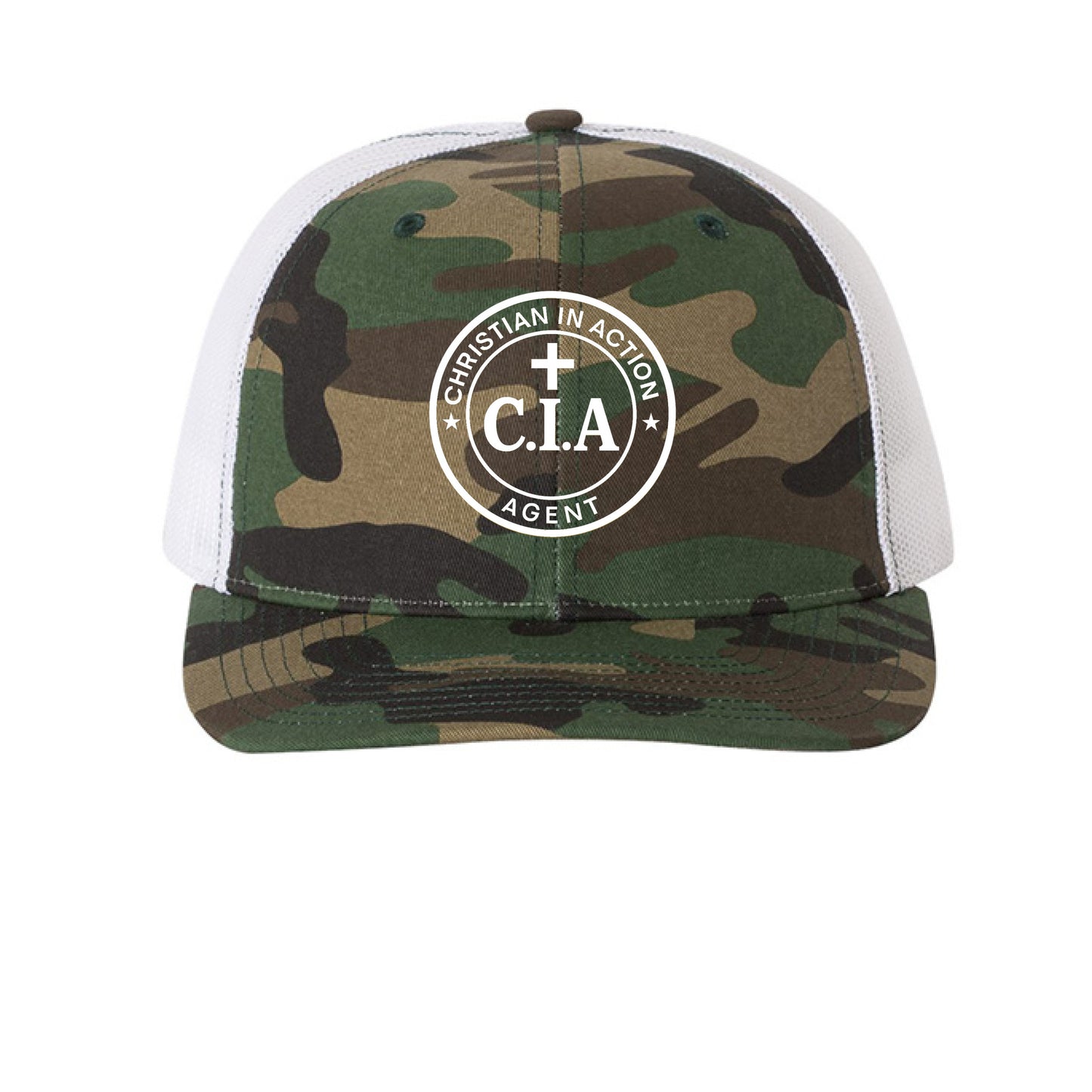 Army Camo/ White - FRONT