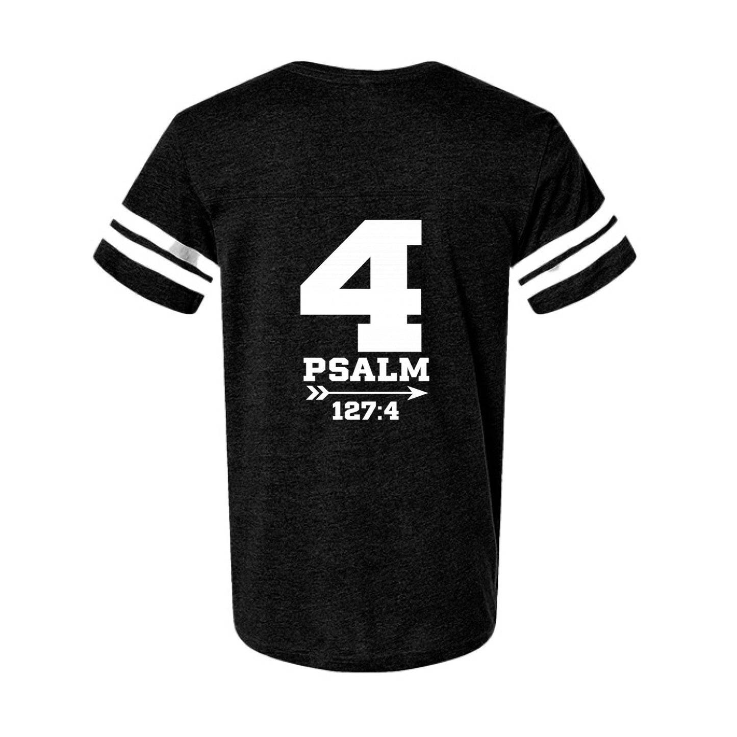 Black Solid/ White - BACK