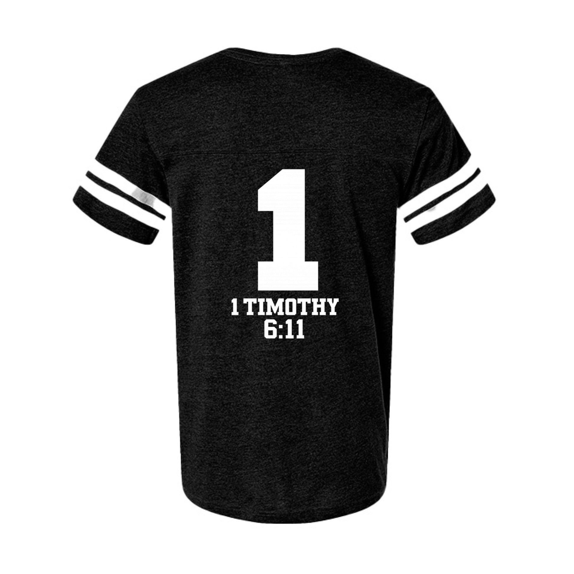 Black Solid/ White - BACK