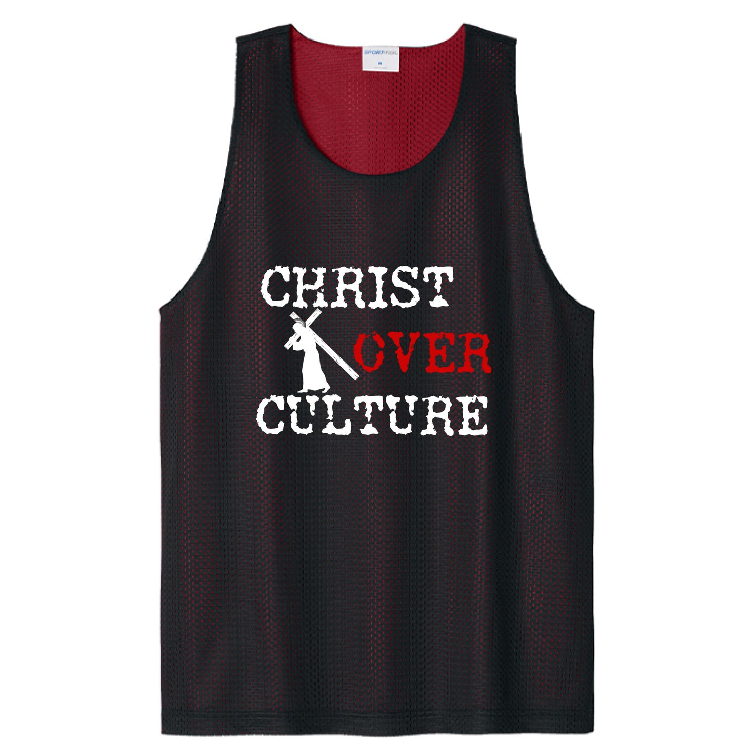 Black/ Deep Red - FRONT
