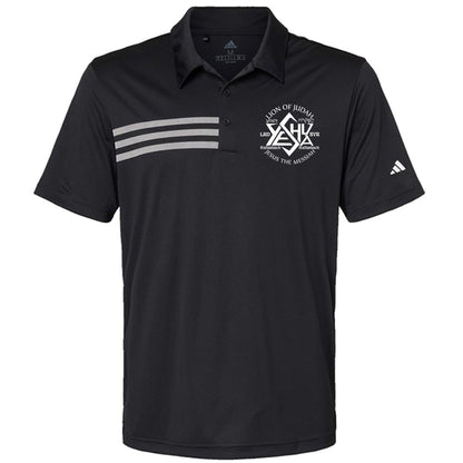 Jesus The Messiah Men's Christian Premium 3 - Stripes Chest Sport Shirt - ClaimedbyGodDesigns