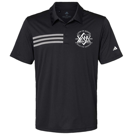 Jesus The Messiah Men's Christian Premium 3 - Stripes Chest Sport Shirt - ClaimedbyGodDesigns