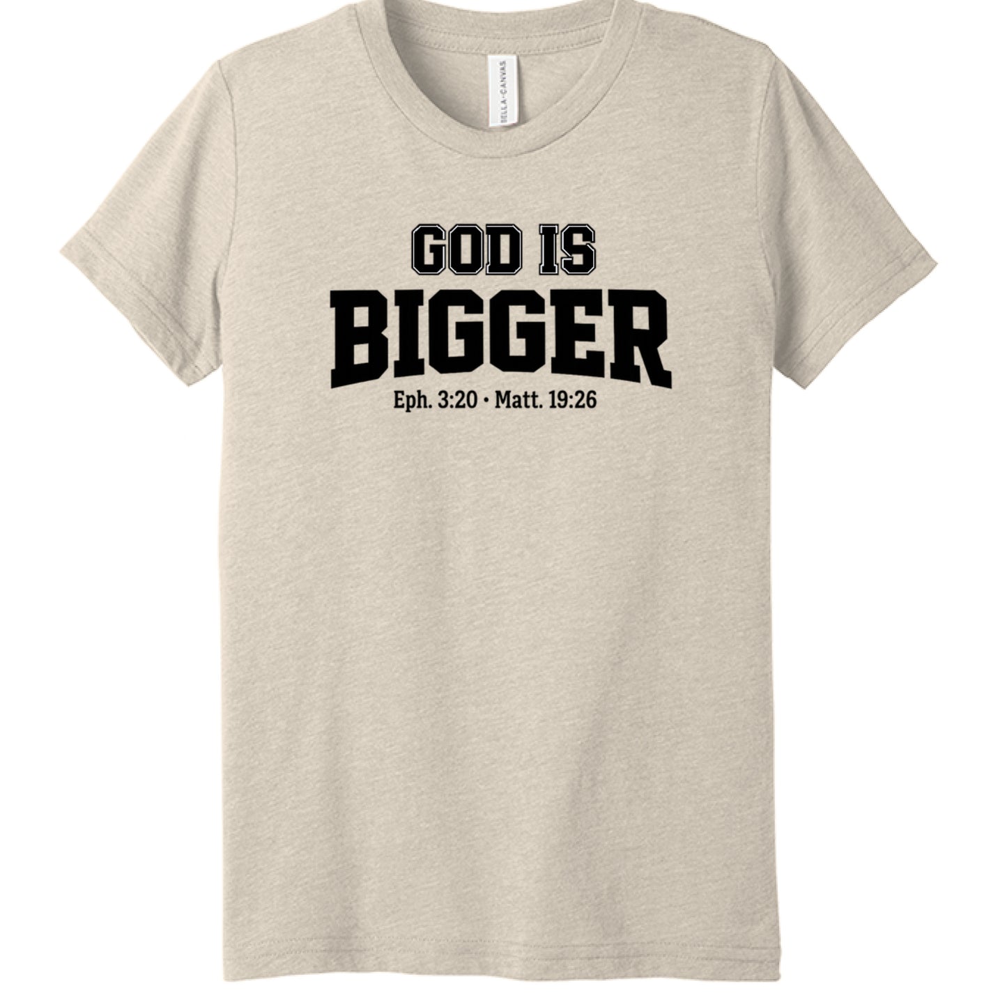 Solid Natural Triblend - FRONT