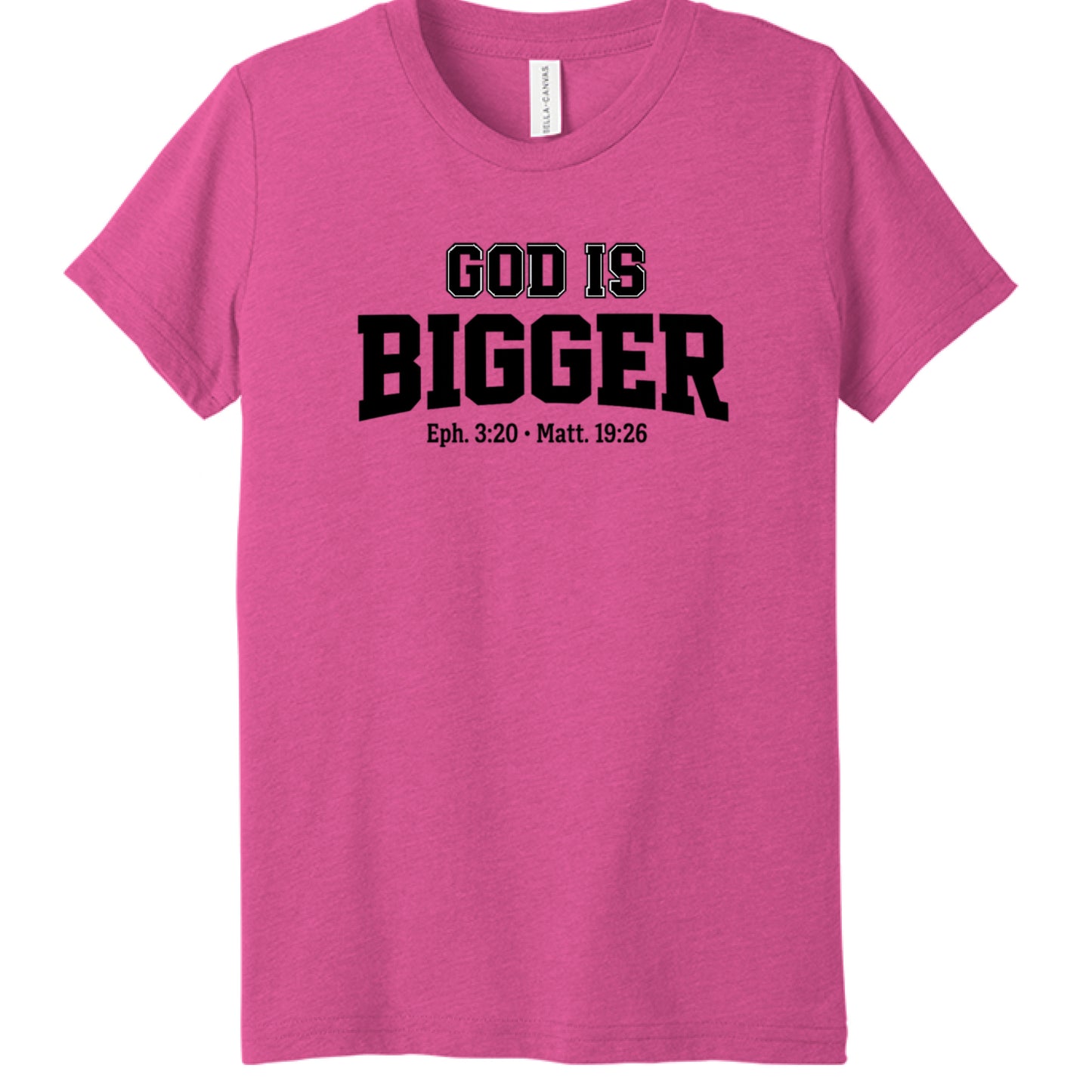 Charity Pink Triblend - FRONT