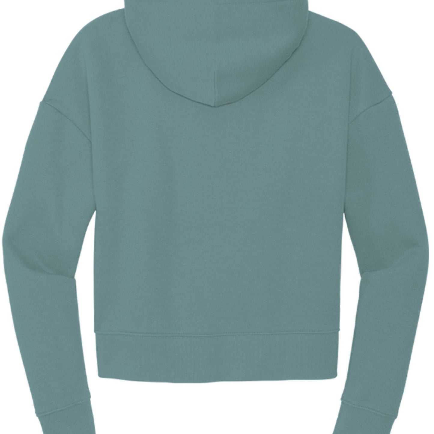God Sees Me Women's Christian Cropped Hooded Sweatshirt - ClaimedbyGodDesigns