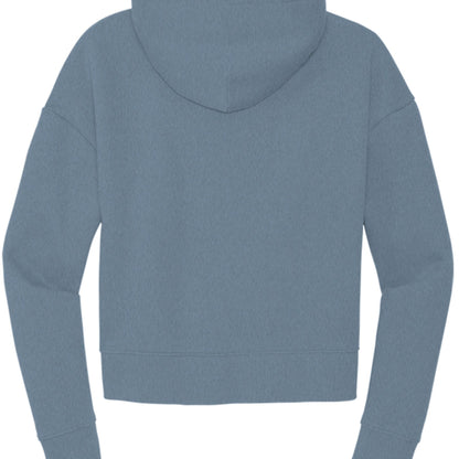 God Sees Me Women's Christian Cropped Hooded Sweatshirt - ClaimedbyGodDesigns
