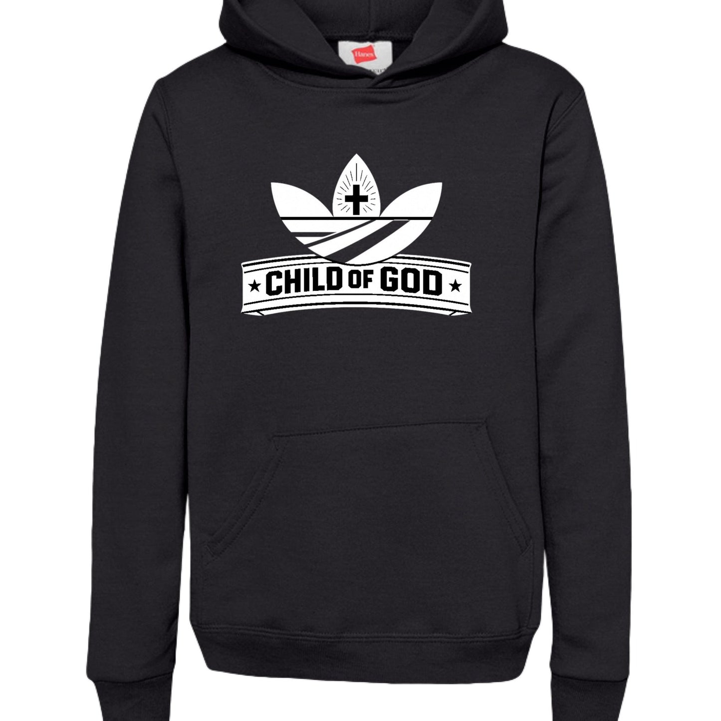 Child Of God (2) Youth Christian Pullover Hooded Sweatshirt - ClaimedbyGodDesigns