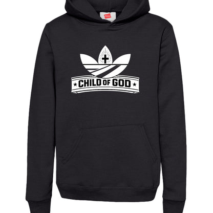 Child Of God (2) Youth Christian Pullover Hooded Sweatshirt - ClaimedbyGodDesigns