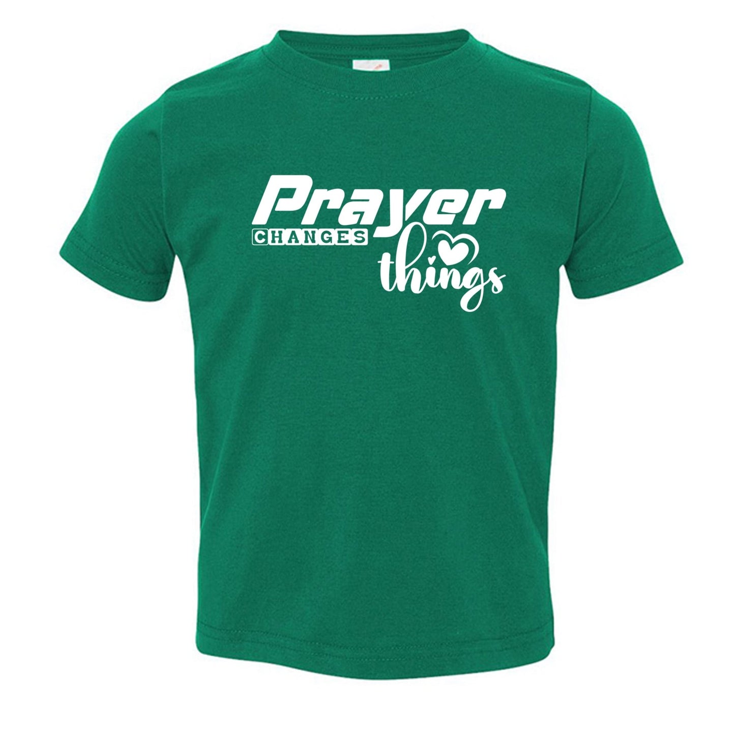 Prayer Changes Things Toddler Christian T-shirt - ClaimedbyGodDesigns