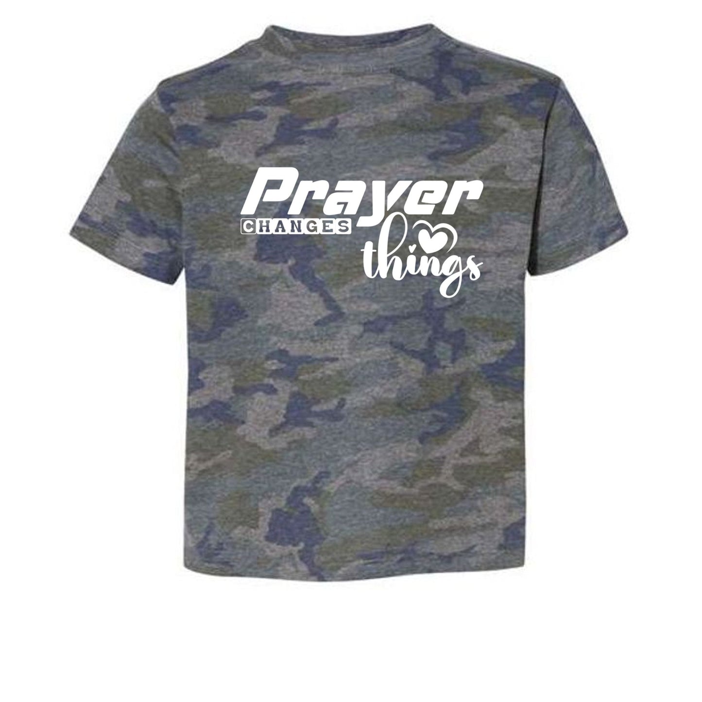 Prayer Changes Things Toddler Christian T-shirt - ClaimedbyGodDesigns