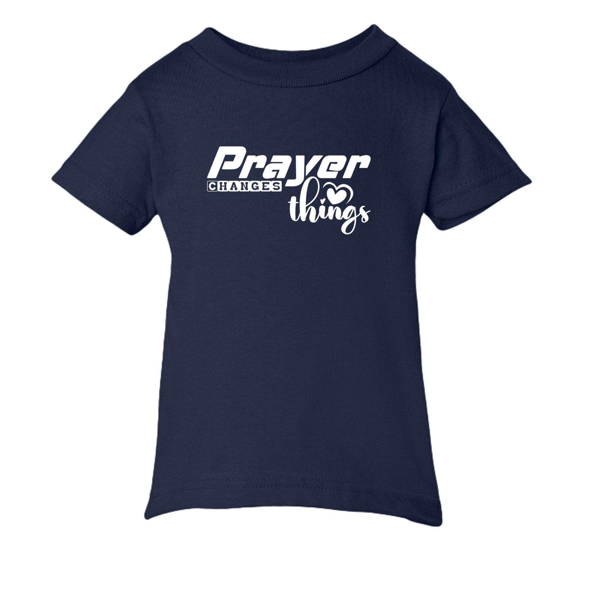 Prayer Changes Things Baby Christian T-shirt - ClaimedbyGodDesigns