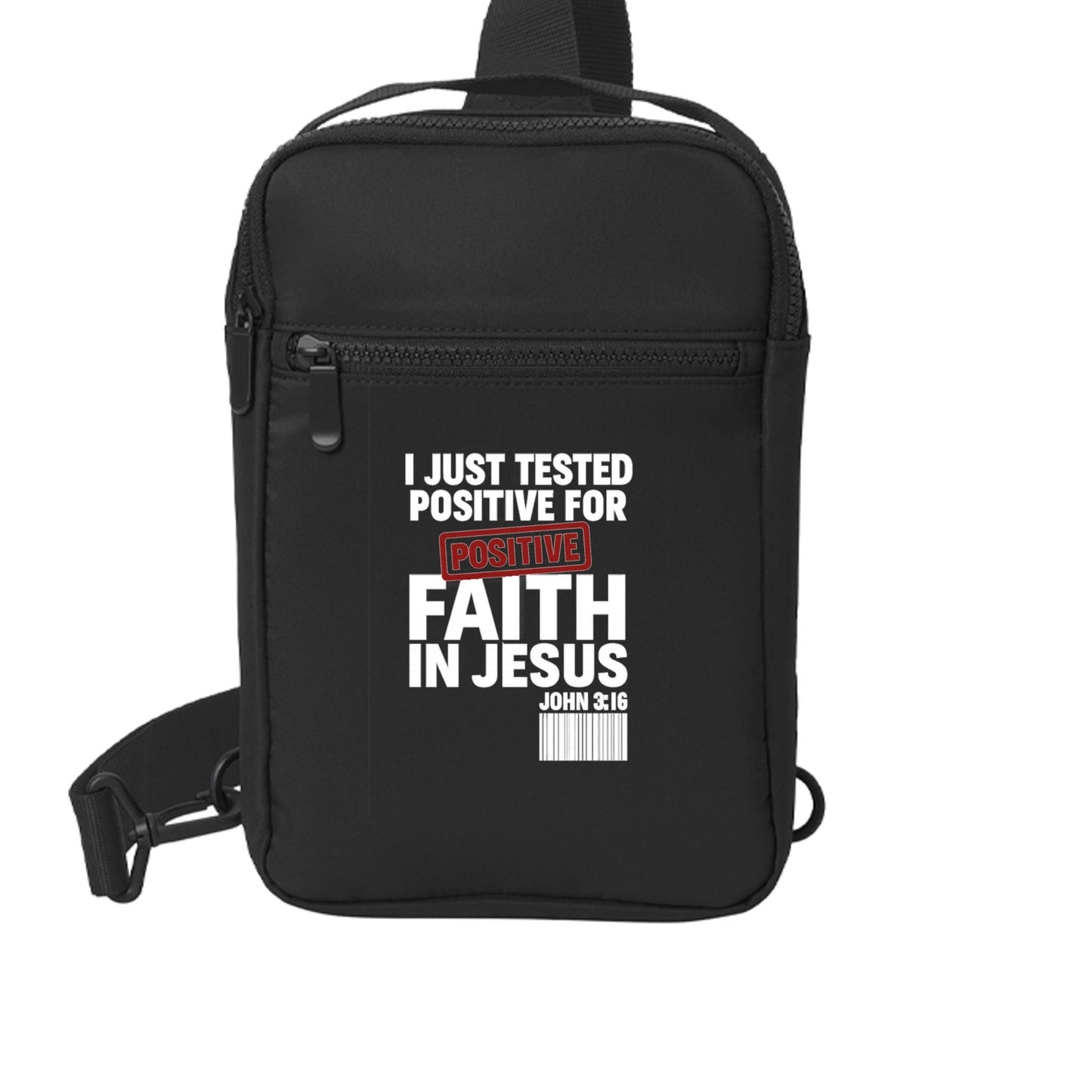 I Just Tested Positive For Faith In Jesus Christian Backpack - ClaimedbyGodDesigns