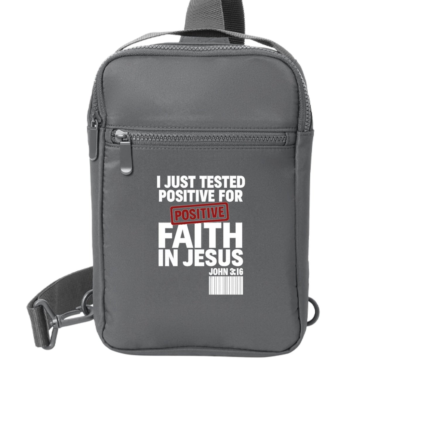 I Just Tested Positive For Faith In Jesus Christian Backpack - ClaimedbyGodDesigns