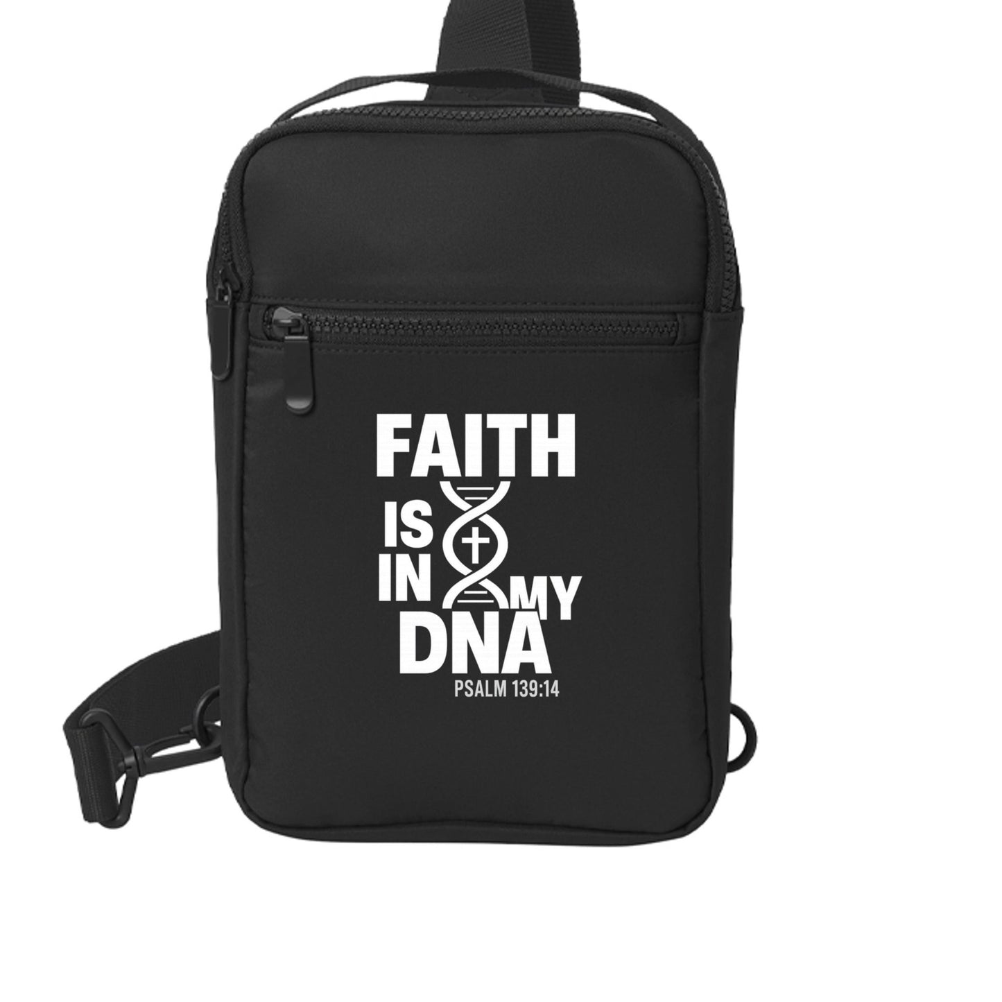Faith Is In My DNA Christian Backpack - ClaimedbyGodDesigns