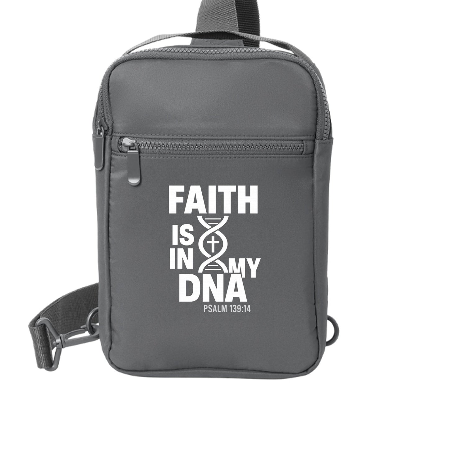 Faith Is In My DNA Christian Backpack - ClaimedbyGodDesigns