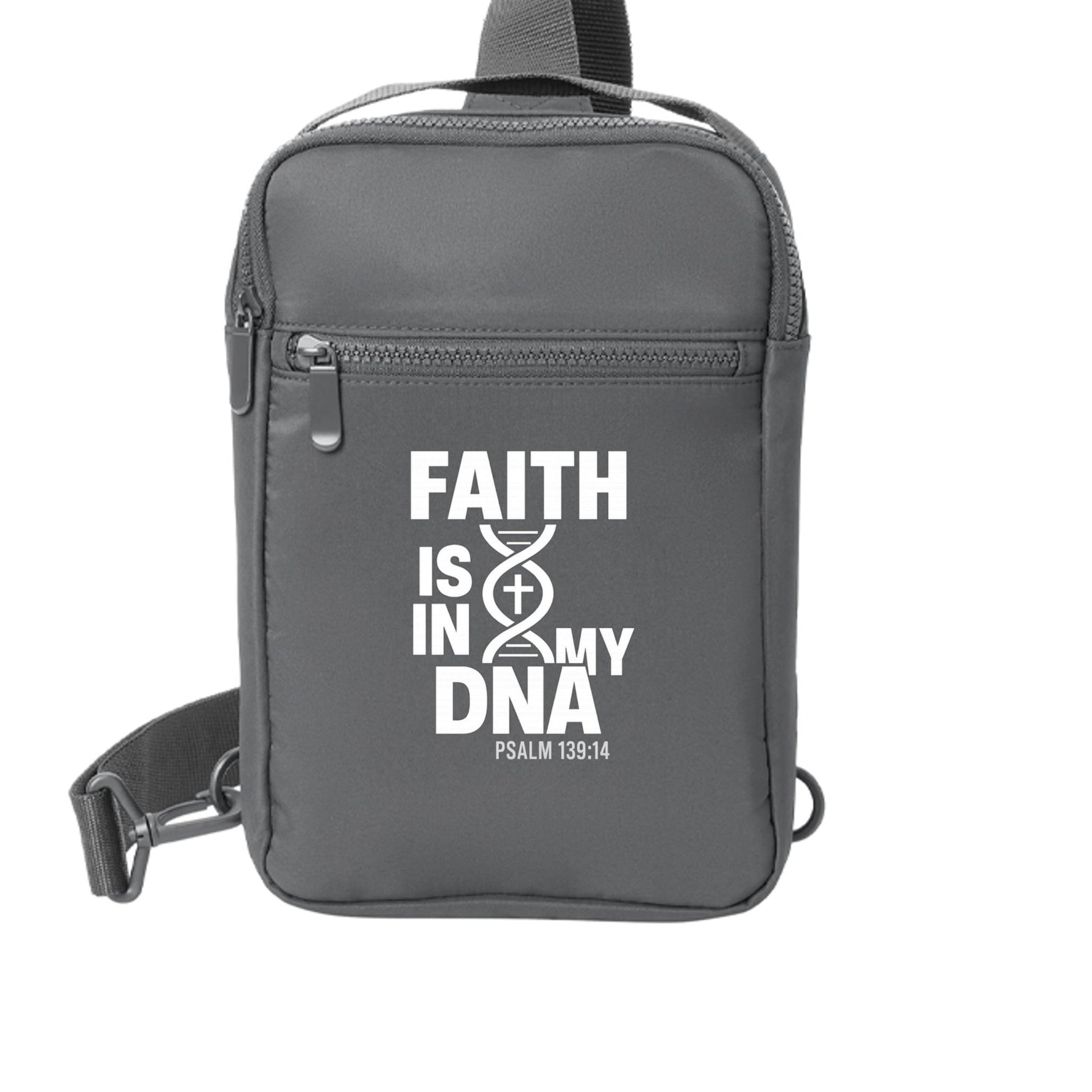 Faith Is In My DNA Christian Backpack - ClaimedbyGodDesigns