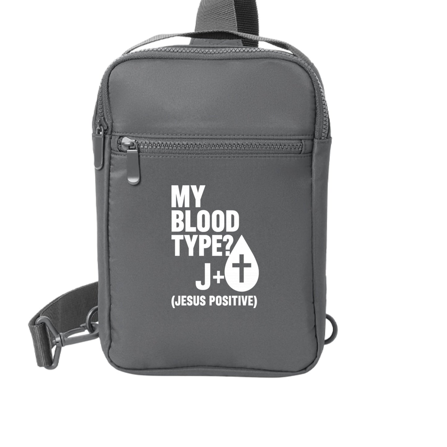 My Blood Type Is Jesus Positive Christian Backpack - ClaimedbyGodDesigns