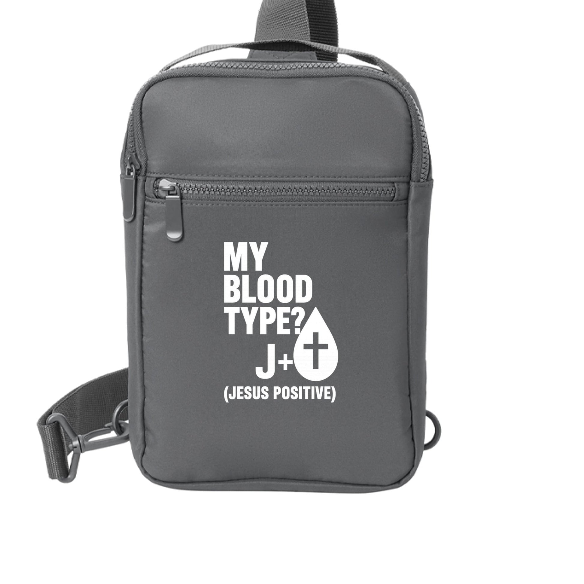 My Blood Type Is Jesus Positive Christian Backpack - ClaimedbyGodDesigns