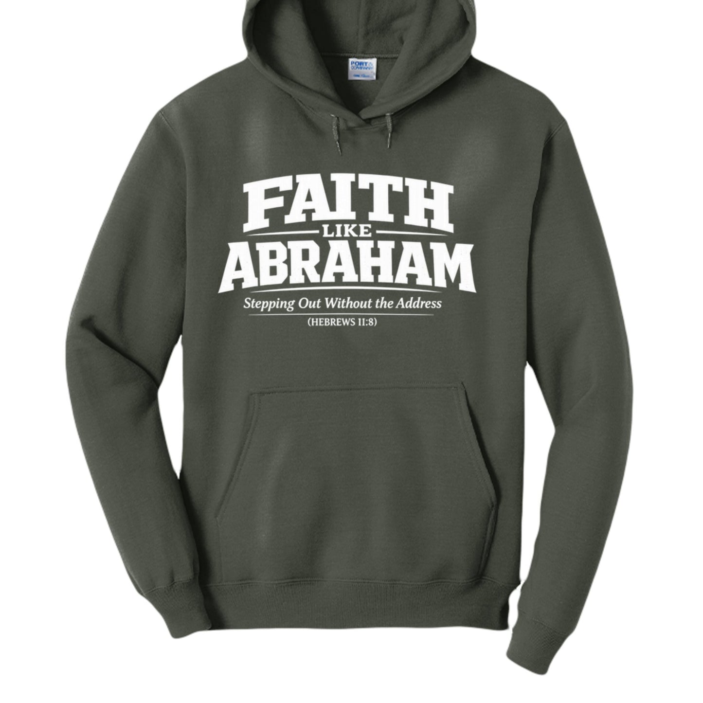 Faith Like Abraham Unisex Pullover Hooded Sweatshirt - ClaimedbyGodDesigns